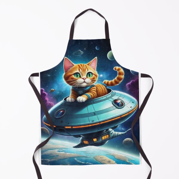 Item preview, Cat Ufo Selfie, Cat Selfie With Flying Saucer Funny Cat designed and sold by Mayalogo.