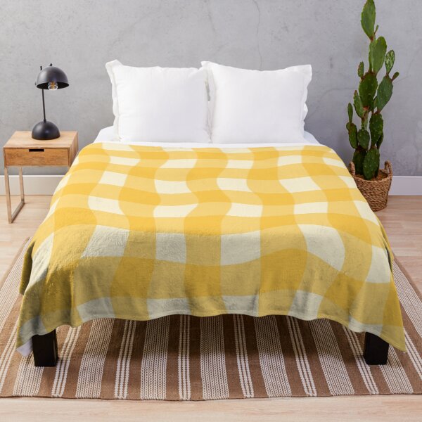 Item preview, Wonky Plaid Pattern Yellow designed and sold by tonymagnerart.