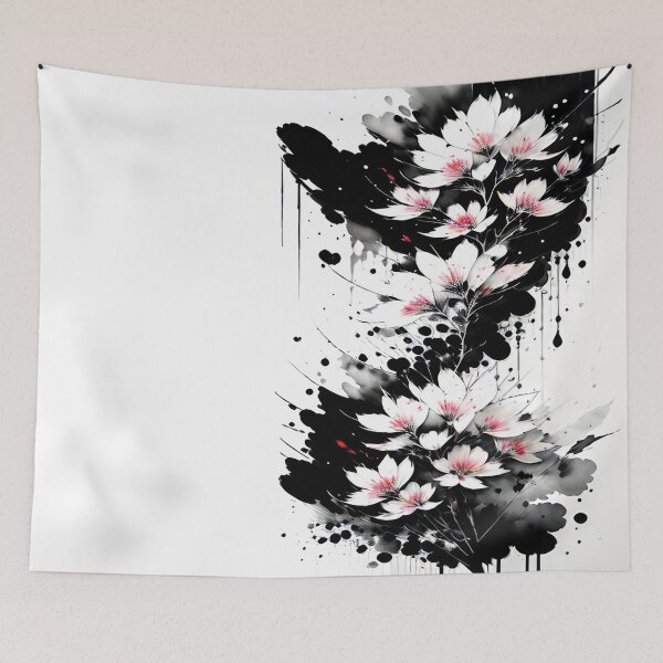 Item preview, Copy of Black and White Cherry Blossom Branch designed and sold by Simple-Art-work.