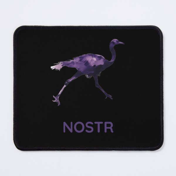 Item preview, Nostr - Decentralized Social Network - Nostrich designed and sold by NautilusMare.