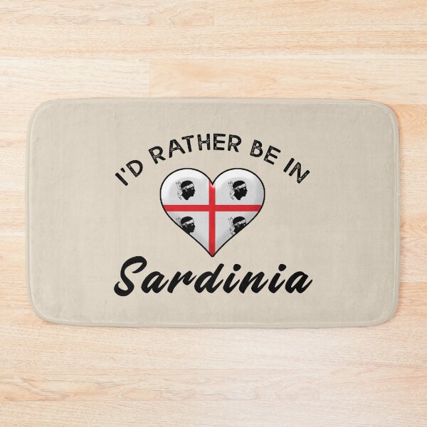 Item preview, I'd rather be in Sardinia. With the Flag of Sardinia. designed and sold by obedtheartist.