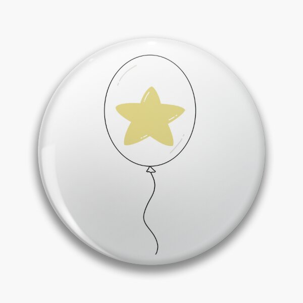 Item preview, Adorable Yellow Star Double Balloon  designed and sold by wonderxwander.