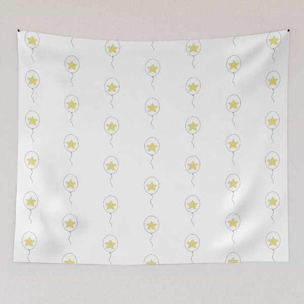Item preview, Adorable Yellow Star Double Balloon  designed and sold by wonderxwander.