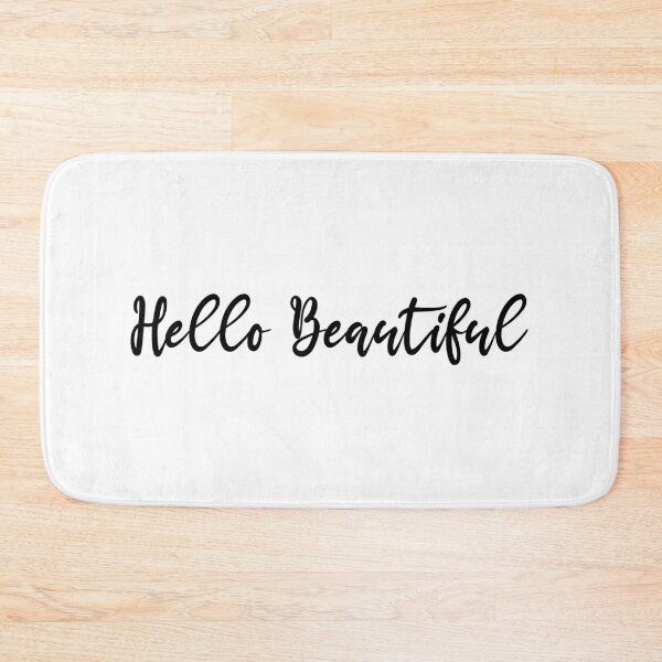 Item preview, Hello Beautiful Cursive Handwriting Typography designed and sold by meganohm.