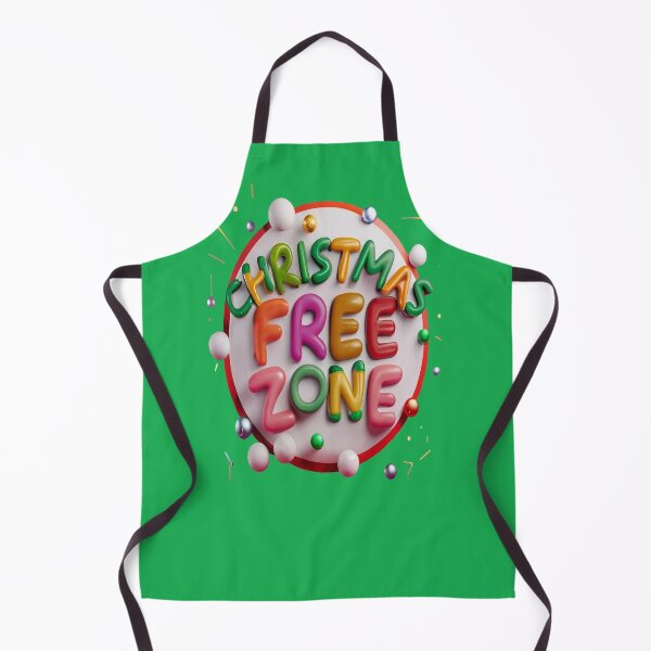 Item preview, Christmas Free Zone, Stress-Free Holidays, No Christmas Cheer Here, Colorful, Non-conformist, Christmas-Free and Loving It, not interested in celebrating the holidays!  designed and sold by bubblylive.