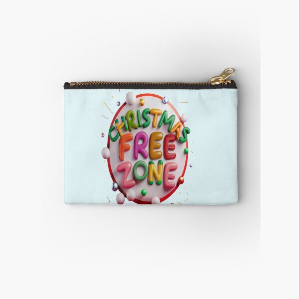 Item preview, Christmas Free Zone, Stress-Free Holidays, No Christmas Cheer Here, Colorful, Non-conformist, Christmas-Free and Loving It, not interested in celebrating the holidays!  designed and sold by bubblylive.