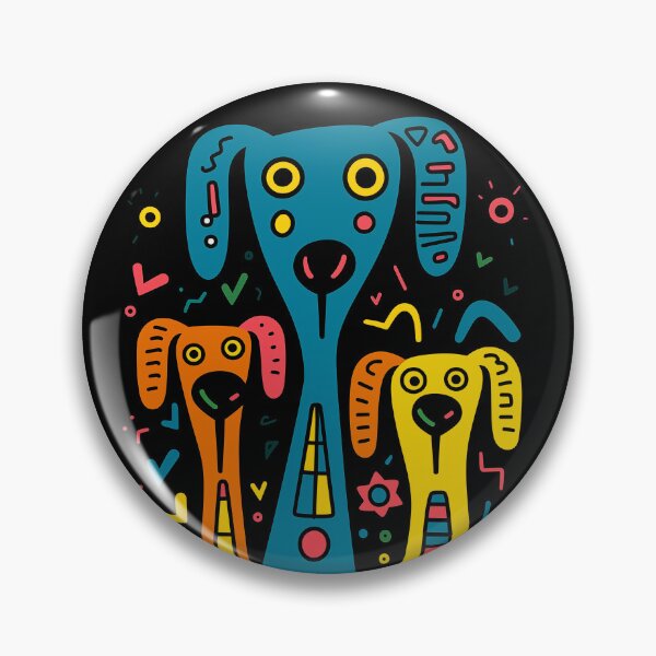Item preview, Abstract Trio of Dogs #1 designed and sold by InfinityCircle.