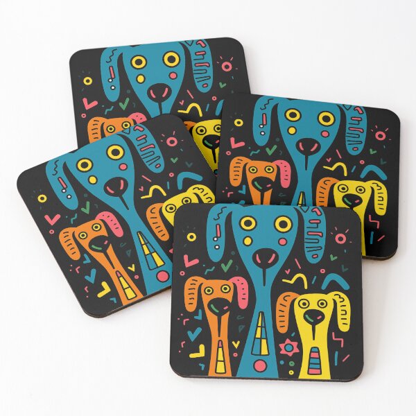 Item preview, Abstract Trio of Dogs #1 designed and sold by InfinityCircle.