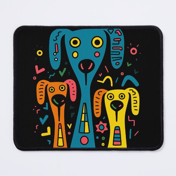 Item preview, Abstract Trio of Dogs #1 designed and sold by InfinityCircle.