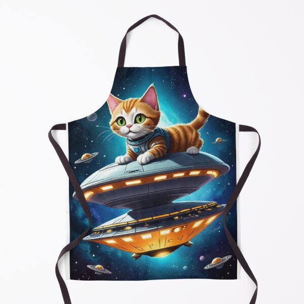 Item preview, Cat Ufo Selfie, Cat Selfie With Flying Saucer Funny Cat designed and sold by Mayalogo.