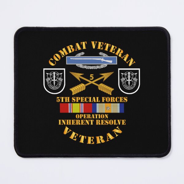 Item preview, Army - 5th SFG - Opn Inherent Resolve (OIR) w SVC designed and sold by Military Insignia Products.