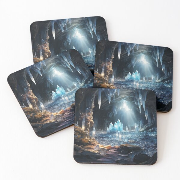 Item preview, Illuminated Depths: The Crystal Cavern designed and sold by kcreative22.