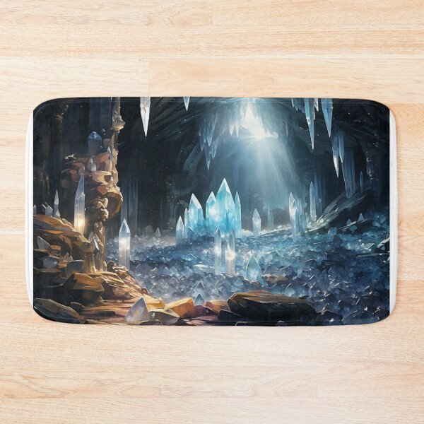 Item preview, Illuminated Depths: The Crystal Cavern designed and sold by kcreative22.