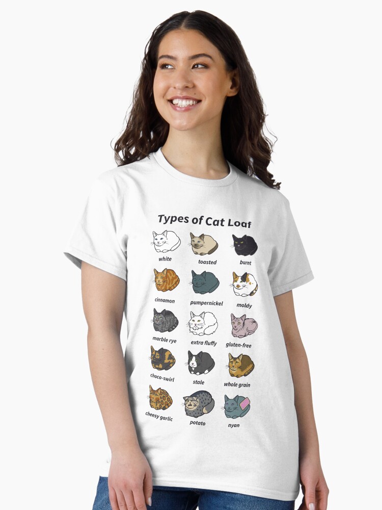 Thumbnail 1 von 7, Classic T-Shirt, Die Arten von Katzenbrot designt und verkauft von usclaireforce.