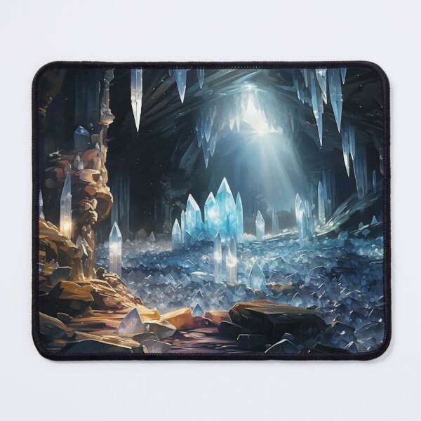 Item preview, Illuminated Depths: The Crystal Cavern designed and sold by kcreative22.