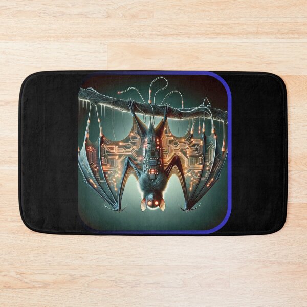 Item preview, Echo Flight - Neon Bat designed and sold by MrAI-Store.