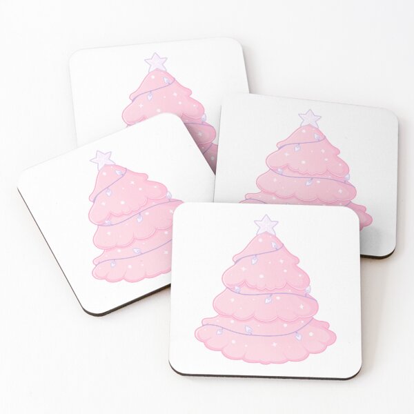 Item preview, Pastel Pink Christmas Tree designed and sold by violletine.