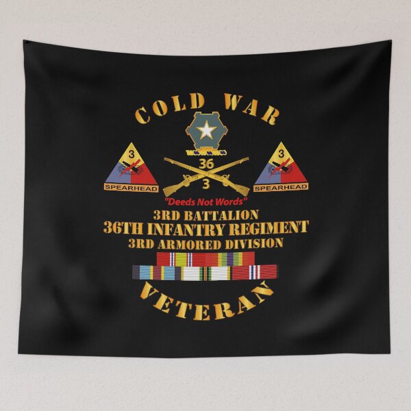 Item preview, Army - Cold War Vet w  3rd Bn - 36th Infantry - 3rd AD w  Full Rack SVCD designed and sold by Military Insignia Products.