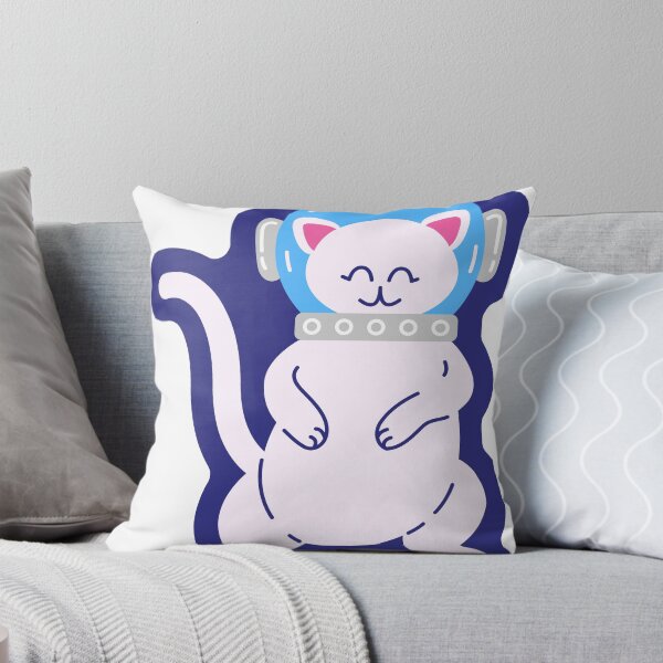 Item preview, Sticker of a cute cat in a spacesuit. designed and sold by Yaaaaay.