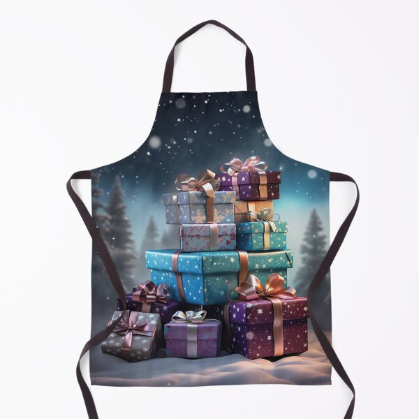 Item preview, Stack of Christmas Presents with a Snowy Background designed and sold by dcrc.