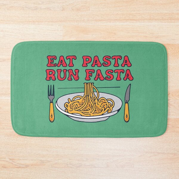 Item preview, eat pasta run fasta designed and sold by F1GearStop.