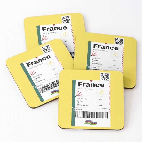 Item preview, World Tour Cycling Ticket - Tour de France designed and sold by ReelRide Creations.