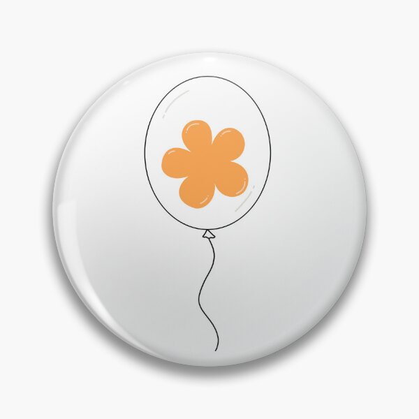 Item preview, Adorable Orange Flower Double Balloon  designed and sold by wonderxwander.