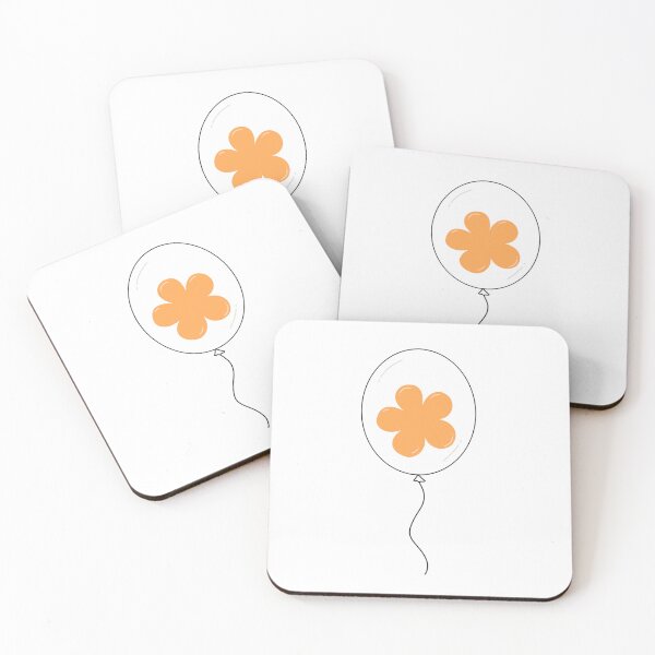 Item preview, Adorable Orange Flower Double Balloon  designed and sold by wonderxwander.