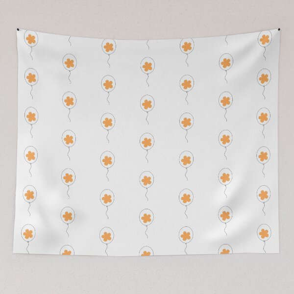 Item preview, Adorable Orange Flower Double Balloon  designed and sold by wonderxwander.