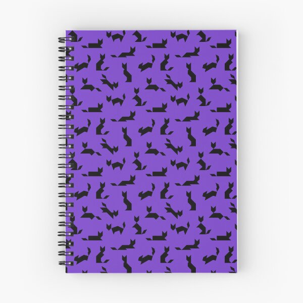 Item preview, Black Cats - Halloween Purple designed and sold by coffeeandwalnut.