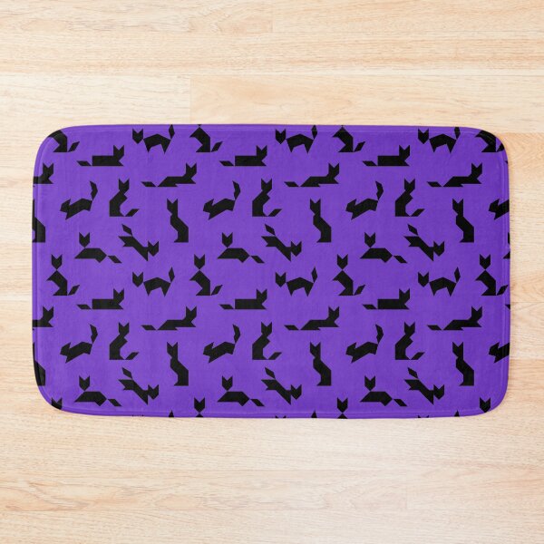 Item preview, Black Cats - Halloween Purple designed and sold by coffeeandwalnut.