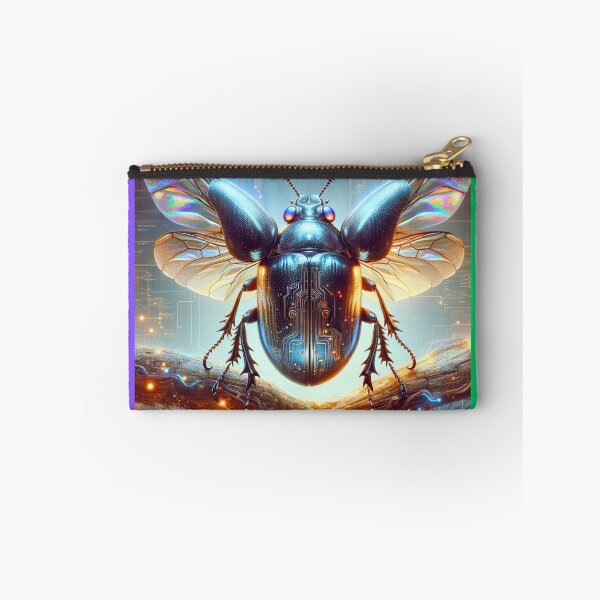 Item preview, Neon Beetle Circuit - Robotic Insect designed and sold by MrAI-Store.