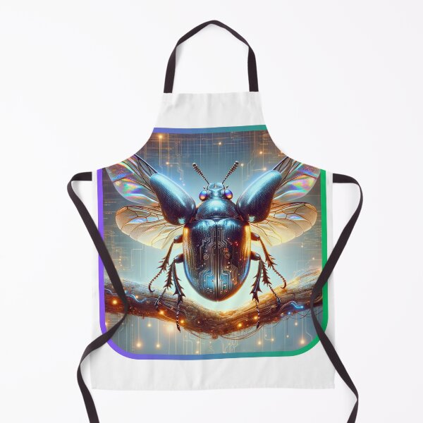 Item preview, Neon Beetle Circuit - Robotic Insect designed and sold by MrAI-Store.
