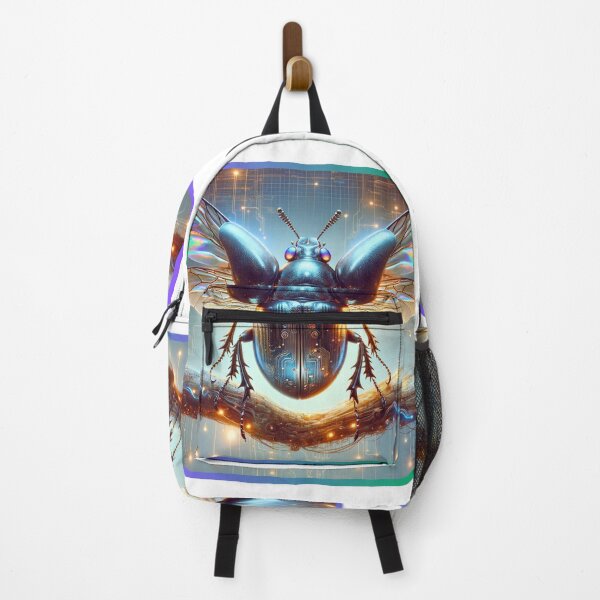 Item preview, Neon Beetle Circuit - Robotic Insect designed and sold by MrAI-Store.
