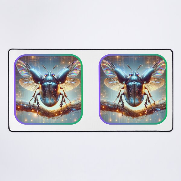 Item preview, Neon Beetle Circuit - Robotic Insect designed and sold by MrAI-Store.