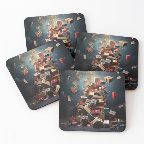 Item preview, Christmas Presents Falling from the Above designed and sold by dcrc.