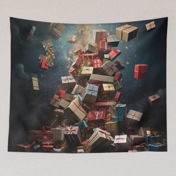 Item preview, Christmas Presents Falling from the Above designed and sold by dcrc.