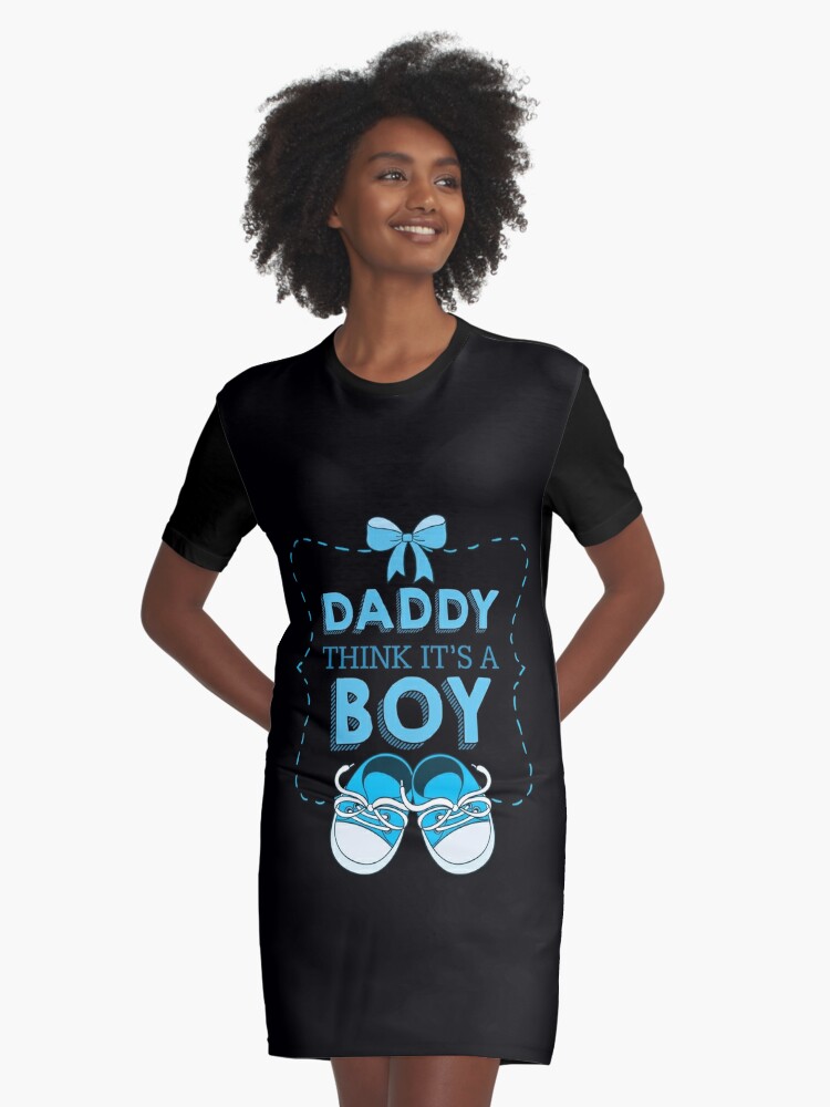 Daddy thinks its a boy | gender reveal shirts | pregnant shirts | new mom  gifts | baby shower gift | baby announcement shirt | funny new dad gifts |  pregnancy announcement