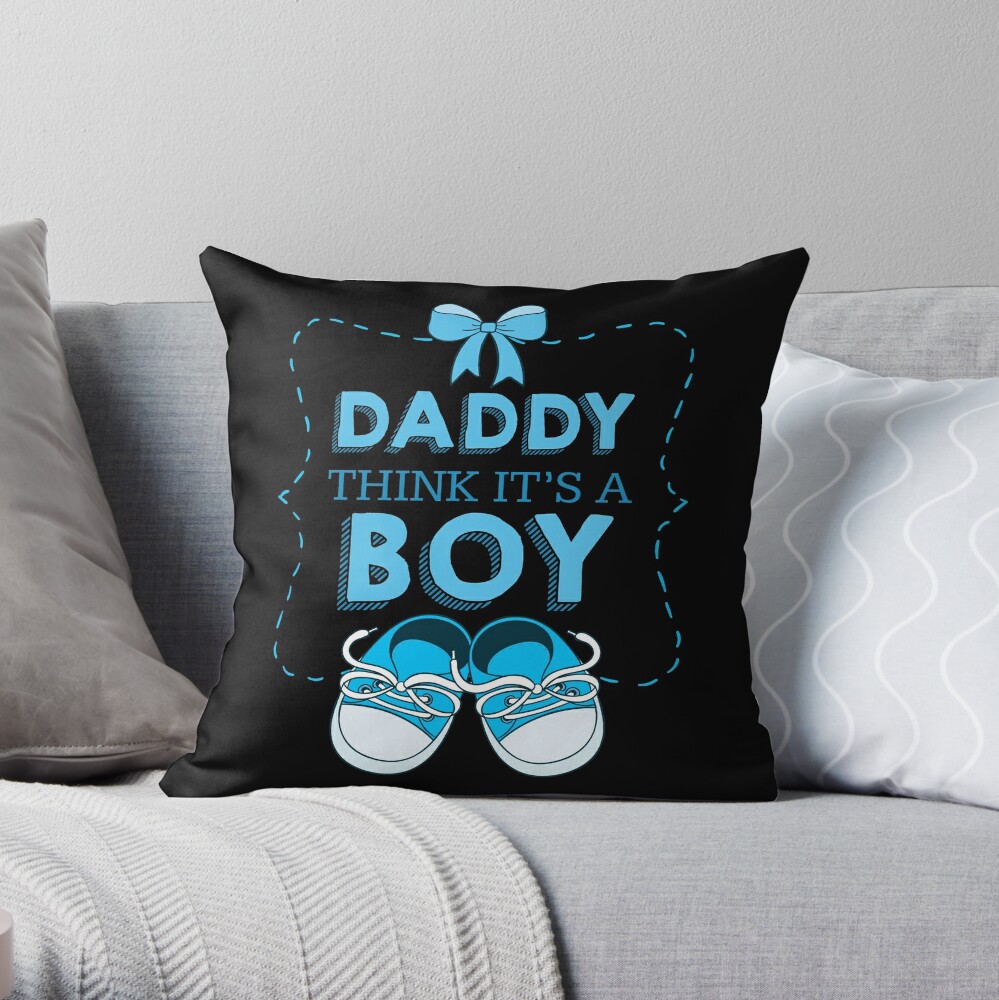 Daddy thinks its a boy, gender reveal shirts, pregnant shirts, new mom  gifts, baby shower gift, baby announcement shirt, funny new dad gifts