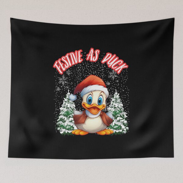 Item preview, Festive As Duck. Funny Gifts for Christmas 1/3 designed and sold by MatSatArt.