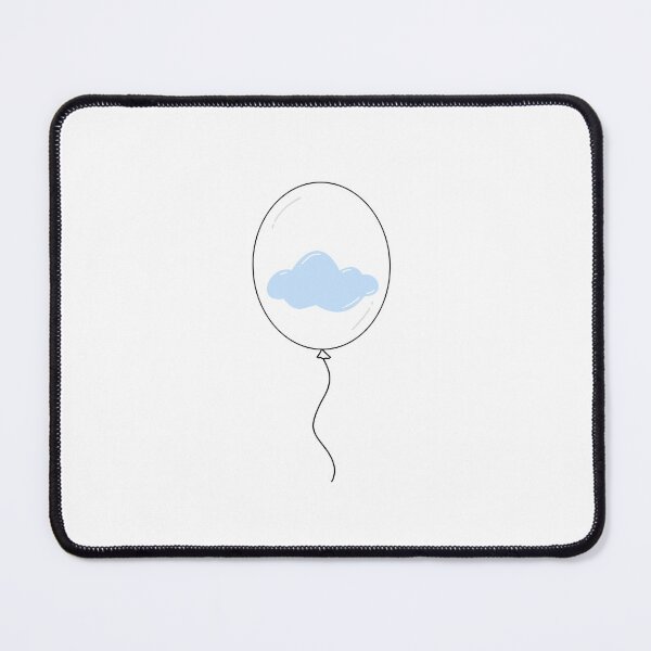 Item preview, Adorable Light Blue Cloud Double Balloon  designed and sold by wonderxwander.