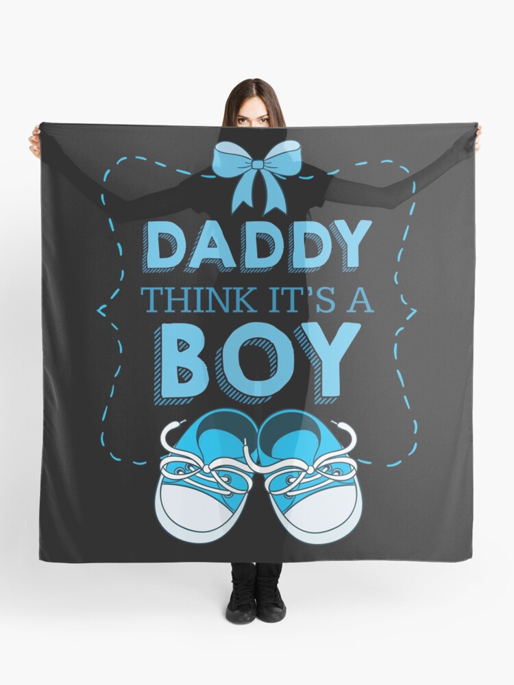 Daddy thinks its a boy, gender reveal shirts, pregnant shirts, new mom  gifts, baby shower gift, baby announcement shirt, funny new dad gifts
