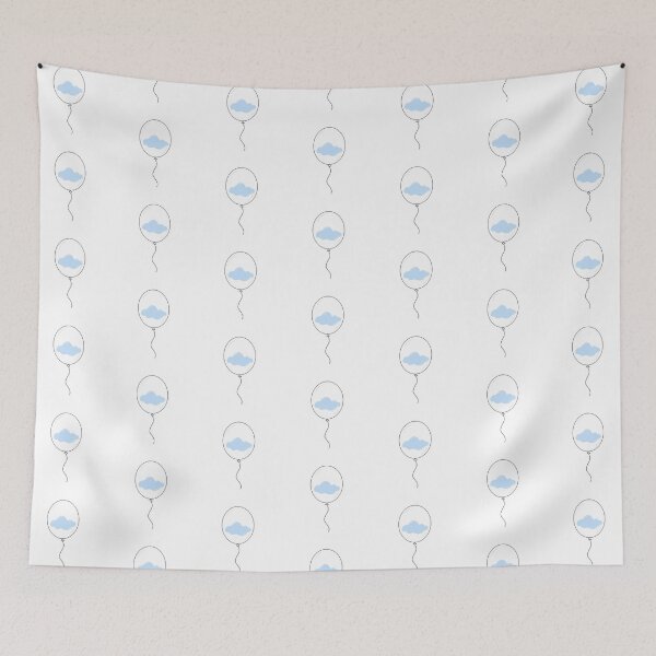 Item preview, Adorable Light Blue Cloud Double Balloon  designed and sold by wonderxwander.