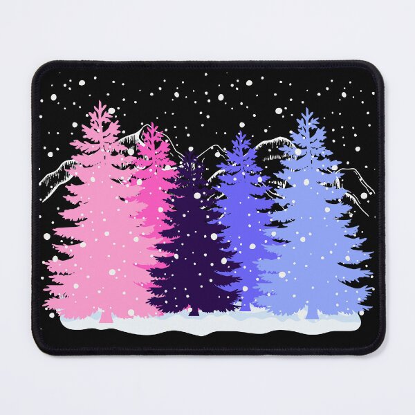 Item preview, Subtle Omnisexual Christmas Tree Forest Omni Pride Flag Aesthetic Winter Theme  designed and sold by ontrendshirts.
