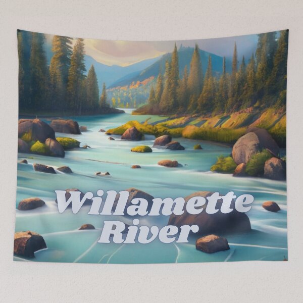 Item preview, Willamette River Oregon designed and sold by OregonsOwn.