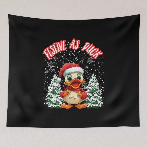 Item preview, Festive As Duck. Funny Gifts for Christmas 2/3 designed and sold by MatSatArt.