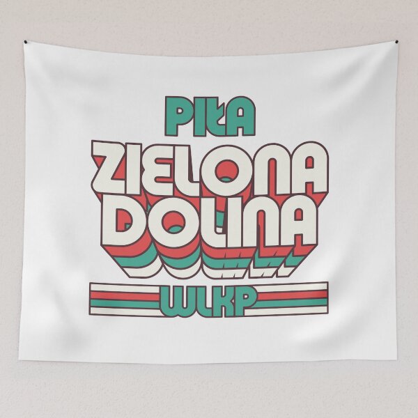 Item preview, Piła Zielona Dolina | Miasto Piła Retro Styl 3D Logo designed and sold by PILANTROP.