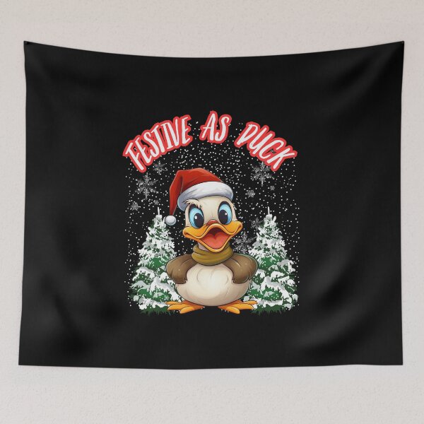 Item preview, Festive As Duck. Funny Gifts for Christmas 3/3 designed and sold by MatSatArt.