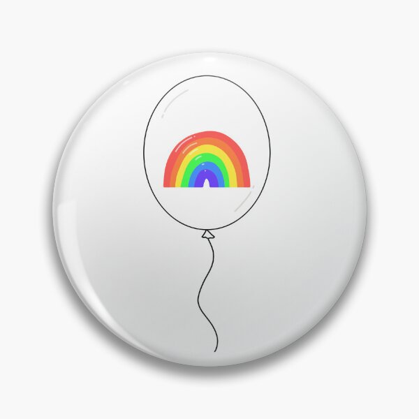 Item preview, Adorable Rainbow Double Balloon  designed and sold by wonderxwander.