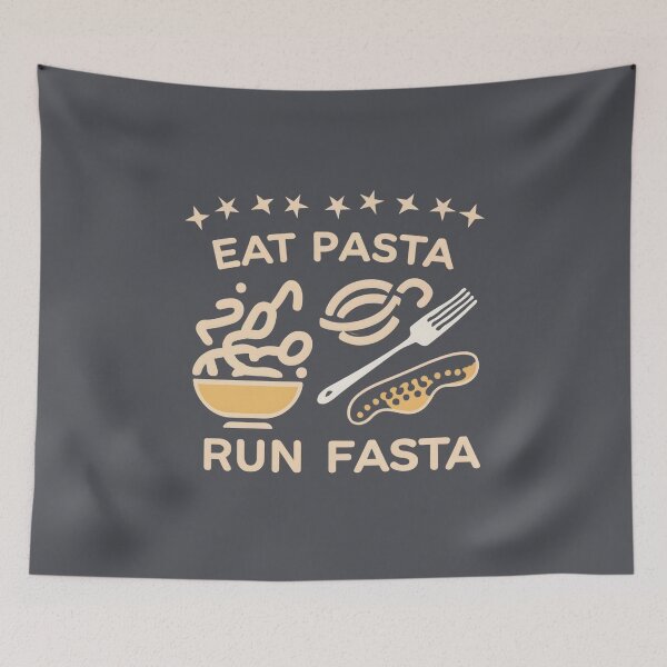 Item preview, Eat Pasta Run Fasta v4 designed and sold by F1GearStop.